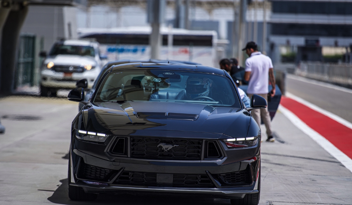 All-new Ford Mustang Dark Horse takes to the Bahrain International Circuit for the first time